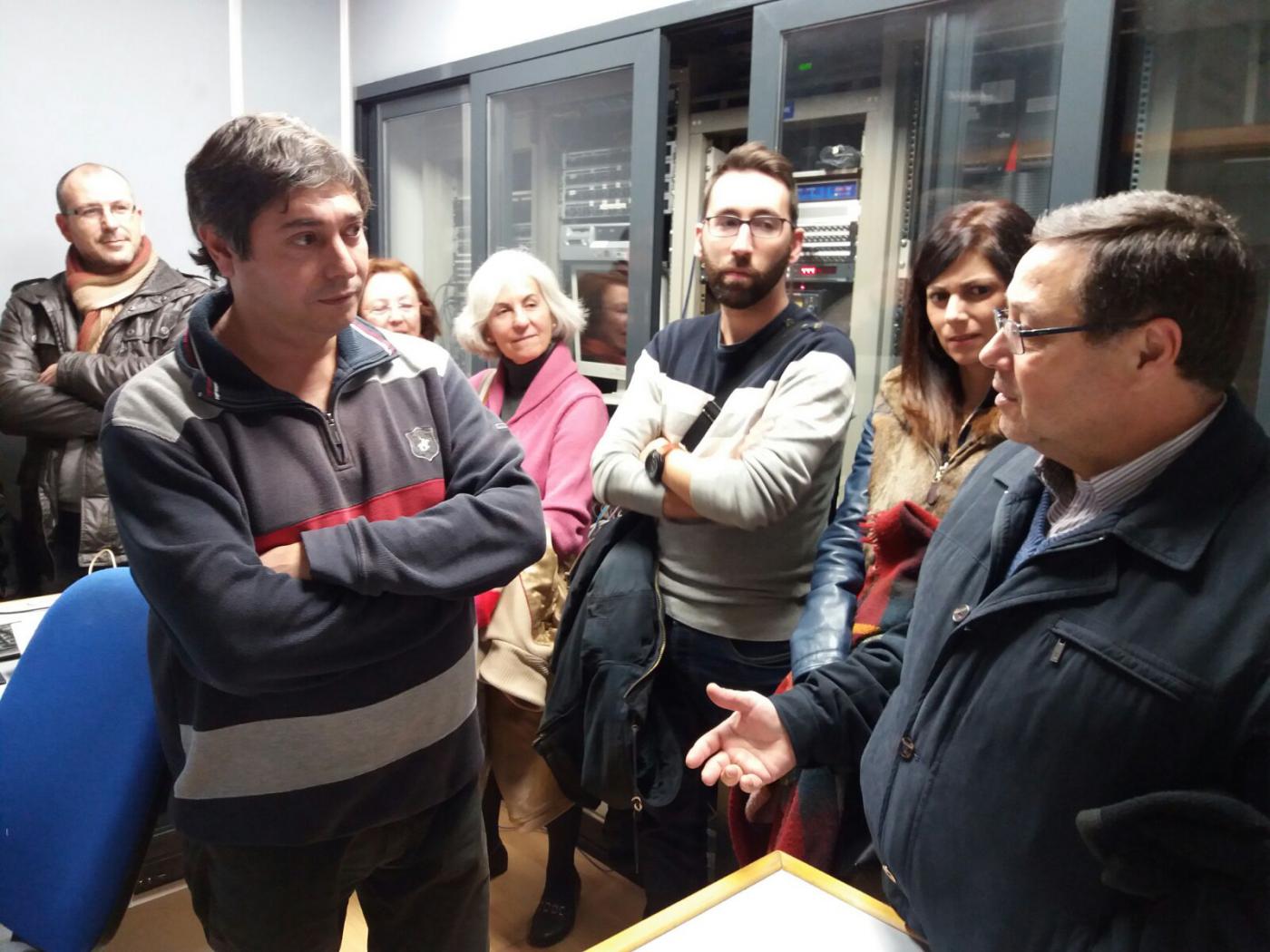 Visita a COPE Málaga de los alumnos del ISCR San Pablo