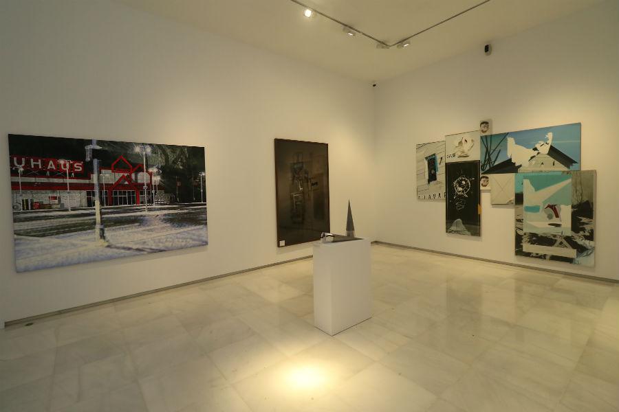 Obras de la Colección de la Fundación Coca-Cola en el Palacio Episcopal. FOTO: S. FENOSA