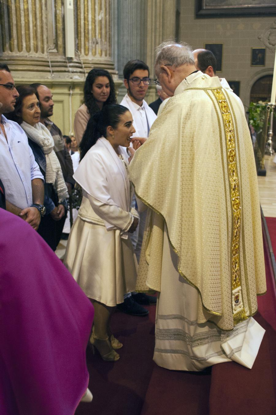 Vigilia Pascual en la Catedral de Málaga // M. ZAMORA
