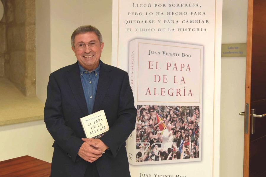 Juan Vicente Boo: «El papa Francisco tiene una alegría contagiosa»