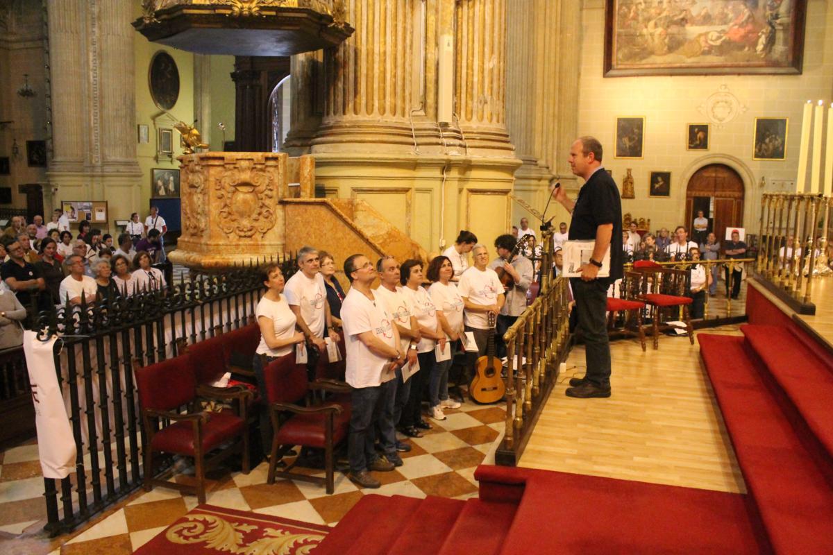 Eucaristía en la Catedral de Málaga con la participación de miembros de la HOAC de toda Andalucía