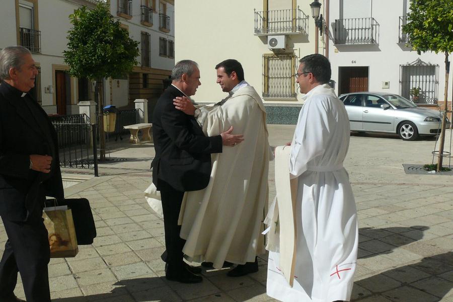 Visita Pastoral del Obispo de Málaga a la parroquia de Santa Cruz Real de Teba