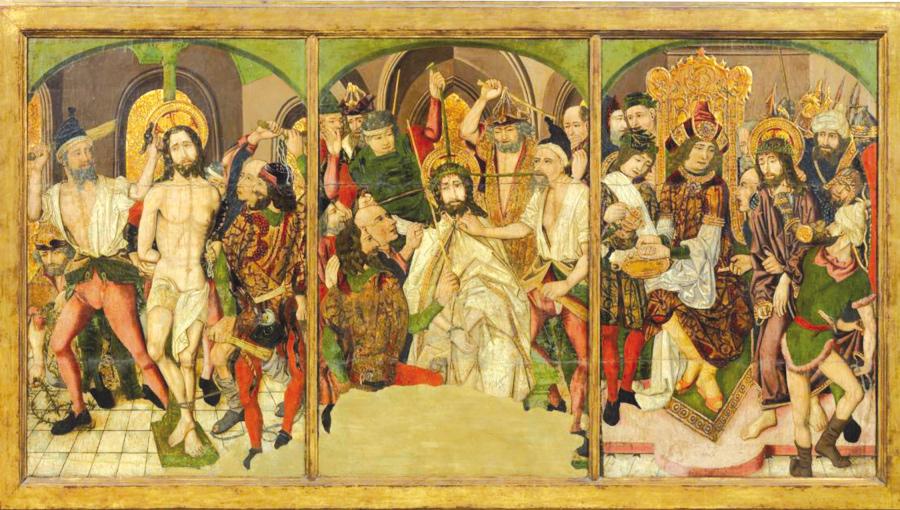 Flagelación, Coronación de Espinas y Cristo ante Pilatos, de Martín Bernat