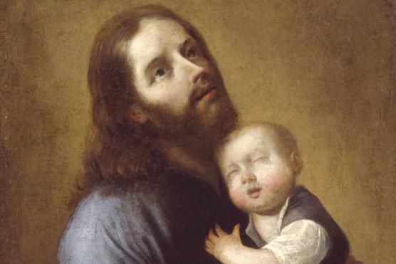 San José con el Niño, de Zurbarán