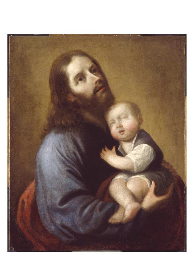 San José con el Niño, de Zurbarán