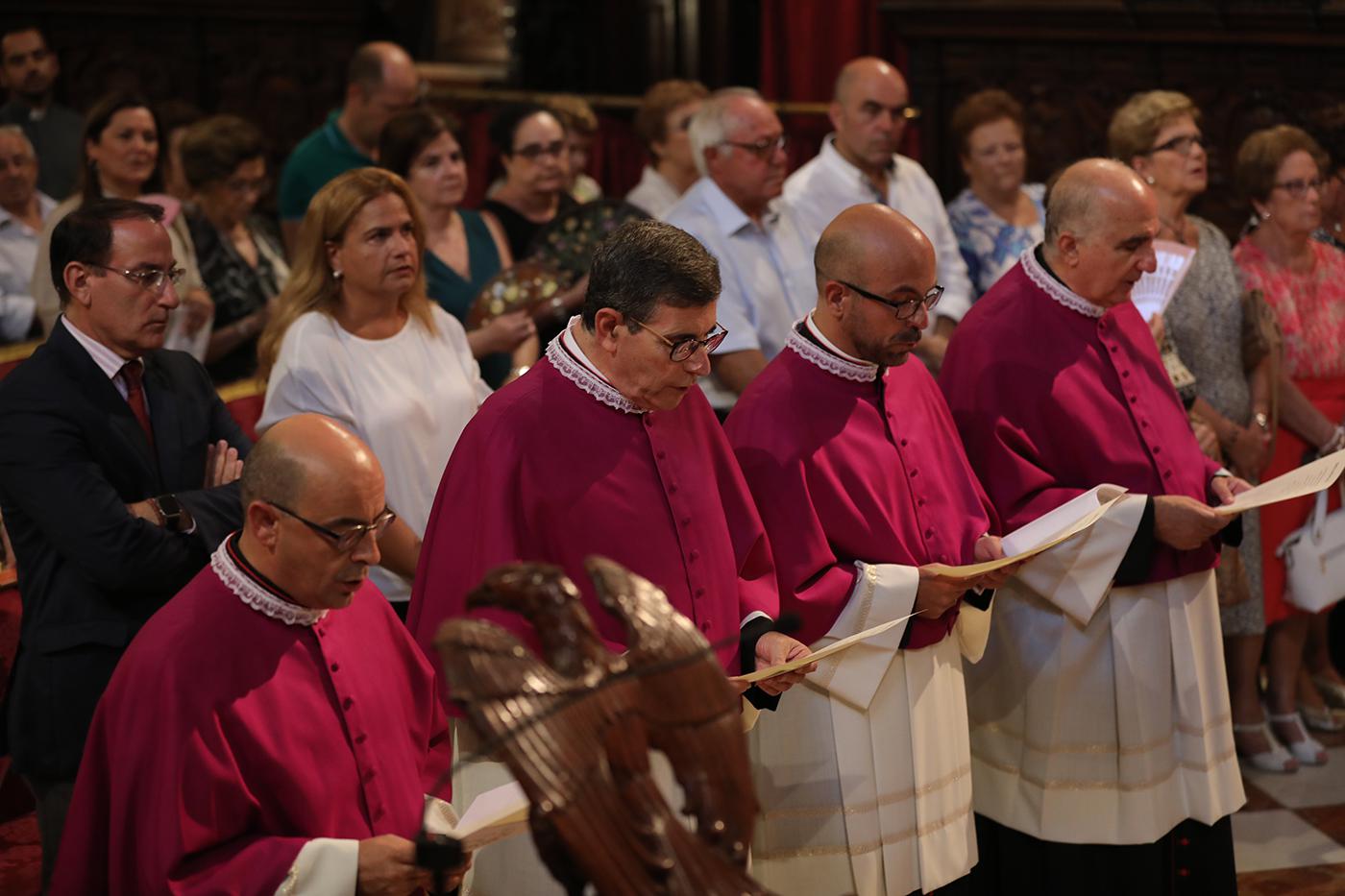 Toma de posesión de los nuevos canónigos (Catedral-Málaga)