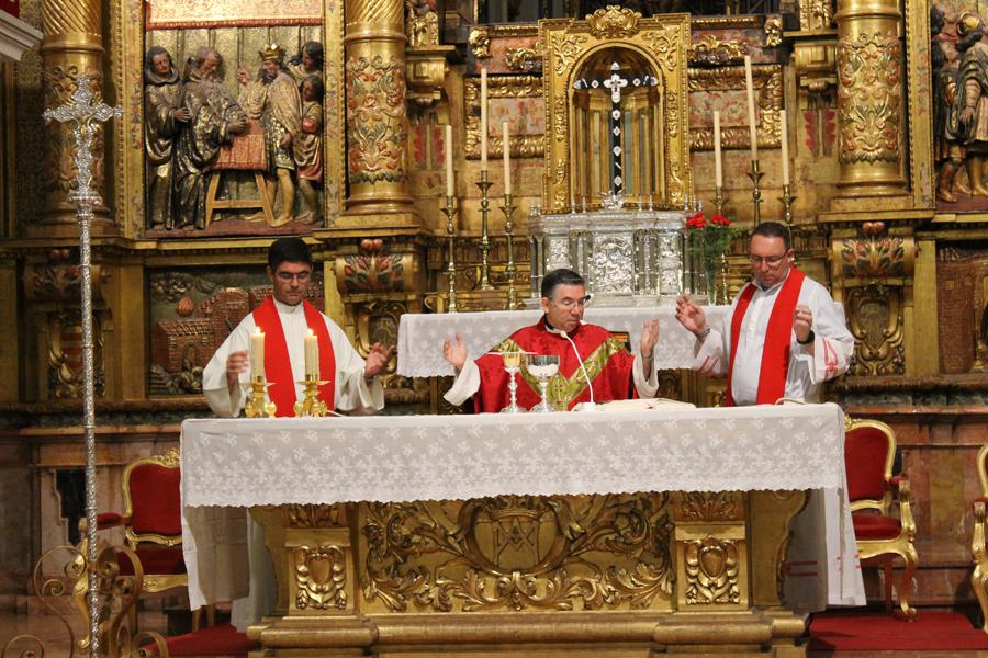 Visita del Seminario de Málaga al Santuario de Santa María de la Victoria. FOTO: A. BENZAQUÉN