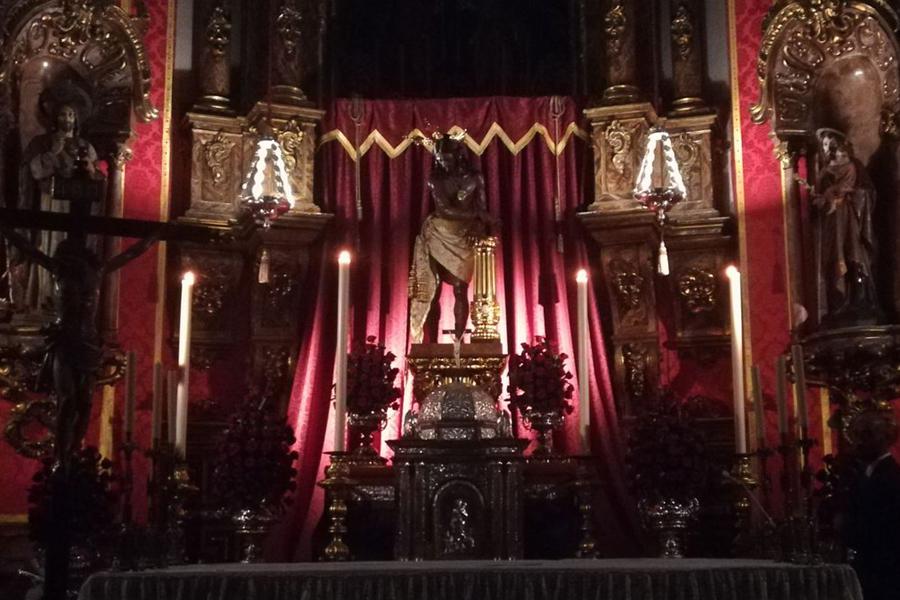 75 aniversario de la bendición de la imagen de Jesús de la Cofradía de Jesús de la Columna (Parroquia de los Santos Mártires-Málaga)