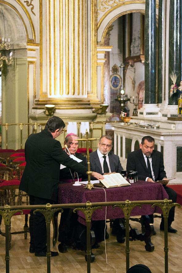 Momento de la apertura solemne de la Causa de Canonización de los mártires de Málaga. FOTO: M. ZAMORA
