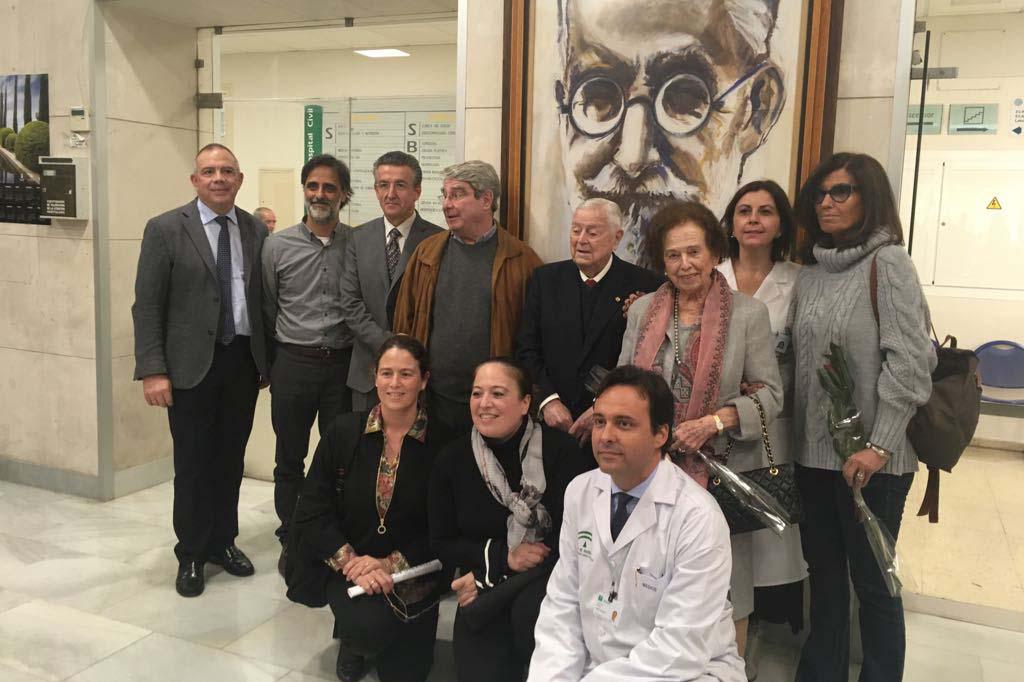 Homenaje al Dr. Gálvez. FOTO: TERESA JIMÉNEZ