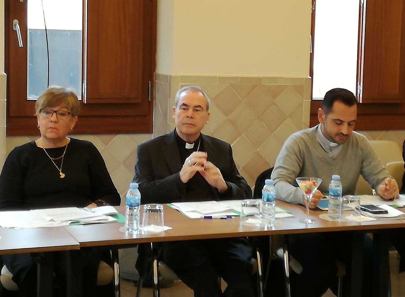 Encuentro de representantes de las iglesias cristianas con el Obispo de Málaga