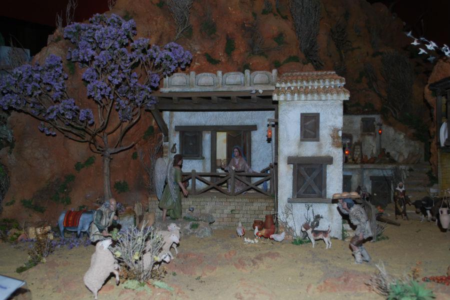 Escena del Belén de la Catedral de Málaga// B.LAFUENTE 