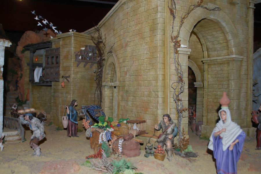 Escena del Belén de la Catedral de Málaga// B.LAFUENTE 