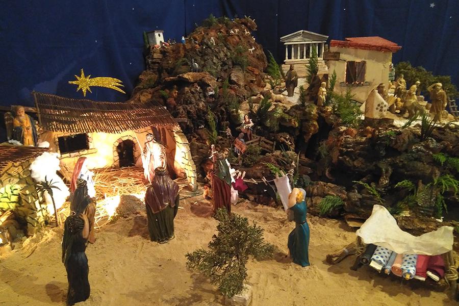 Belén de la parroquia Virgen del Camino, en Málaga