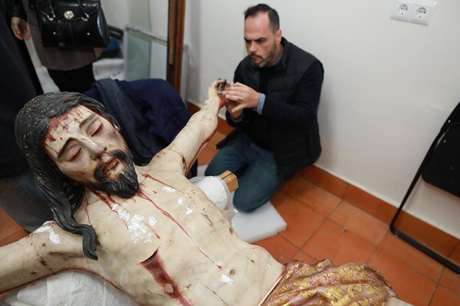 Obispado y la Fundación Málaga acuerdan la recuperación de las obras barrocas de la Divina Pastora de Capuchinos