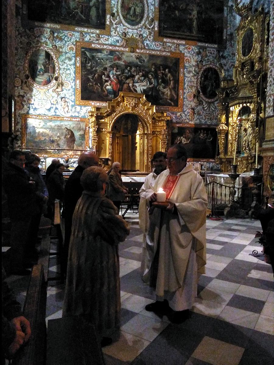 Eucaristía con motivo de la Fiesta de la Sagrada Familia organizada por el equipo de Pastoral Familiar de Antequera // C. RODRÍGUEZ
