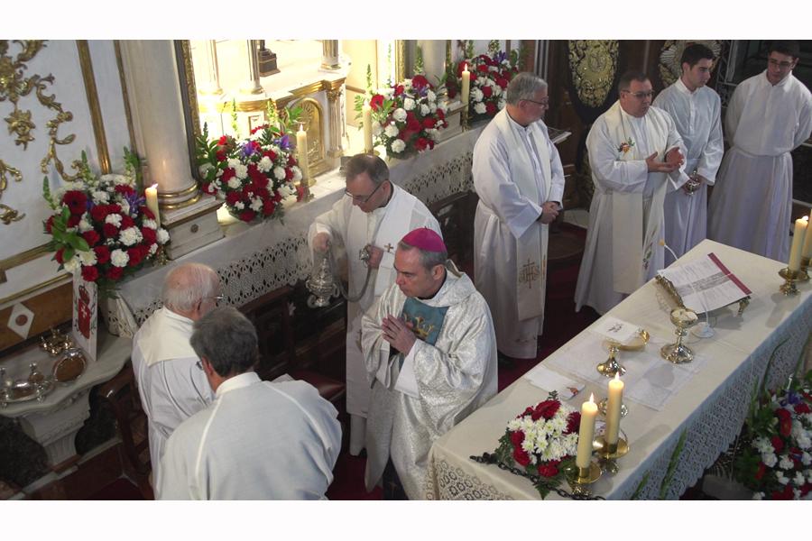 Eucaristía con motivo del Año Jubilar concedido a la Orden Mercedaria por los ochocientos años de la Orden (Monasterio Mercedarias-Málaga)