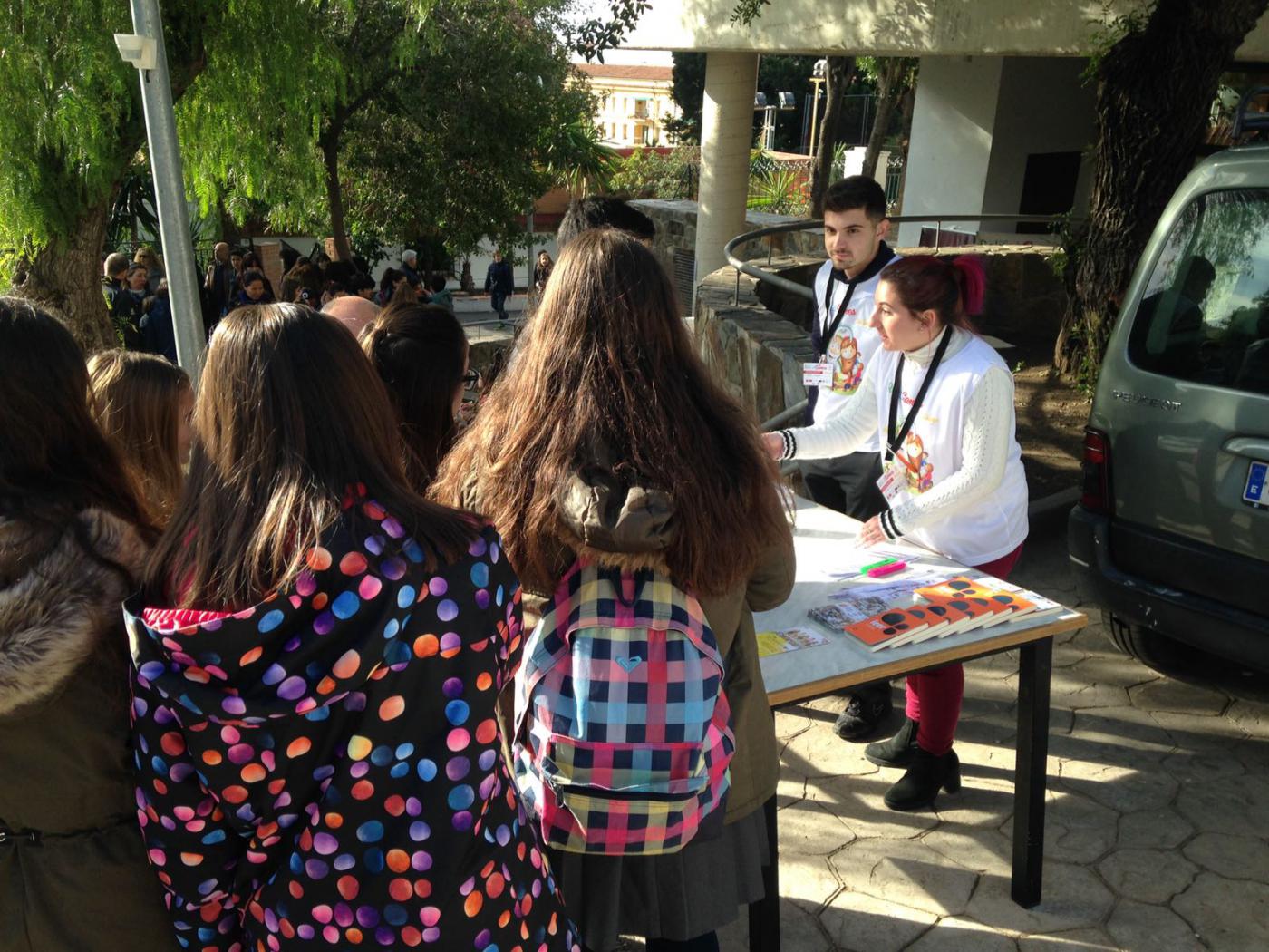 Recepción de los primeros participantes