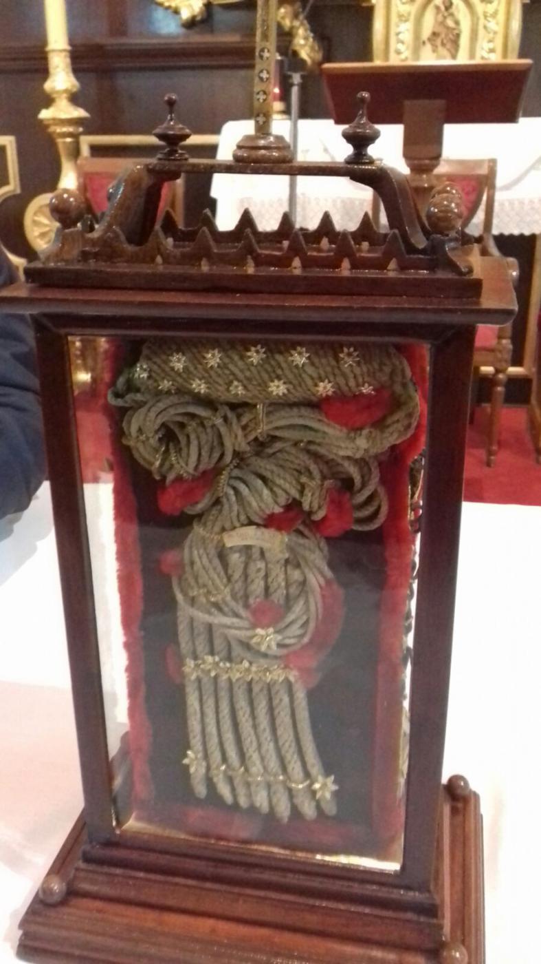 Presentación del Relicario del Beato Diego José de Cádiz restaurado, en la parroquia de Ardales