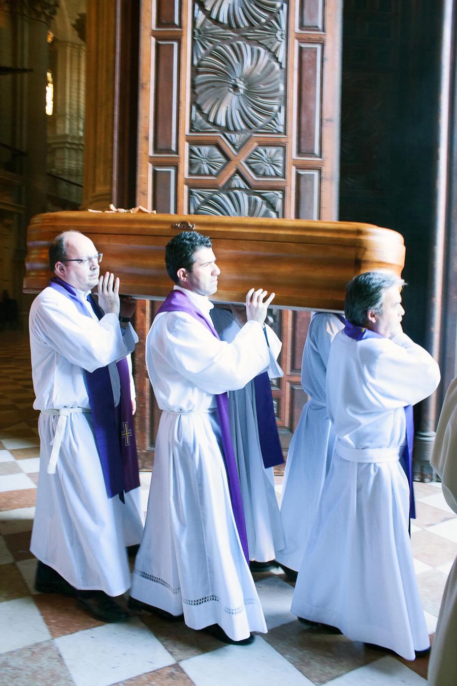 Funeral del sacerdote D. Marcelino Gómez en la Catedral de Málaga // M. ZAMORA