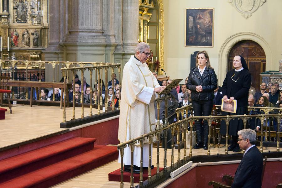 Misa "in Coena Domini" el Jueves Santo, en la Catedral de Málaga // M. ZAMORA