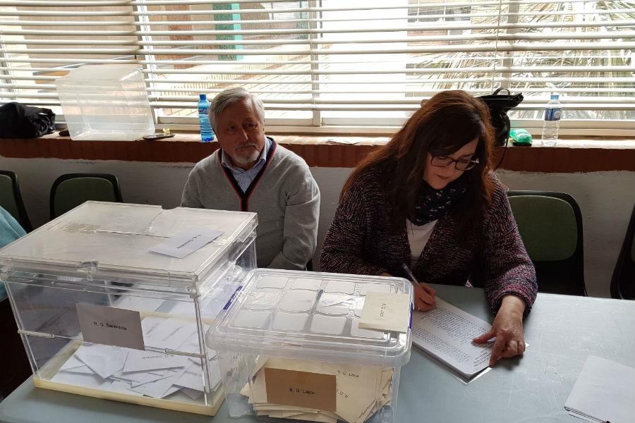 Elección de los nuevos responsables durante el encuentro // I MARTOS