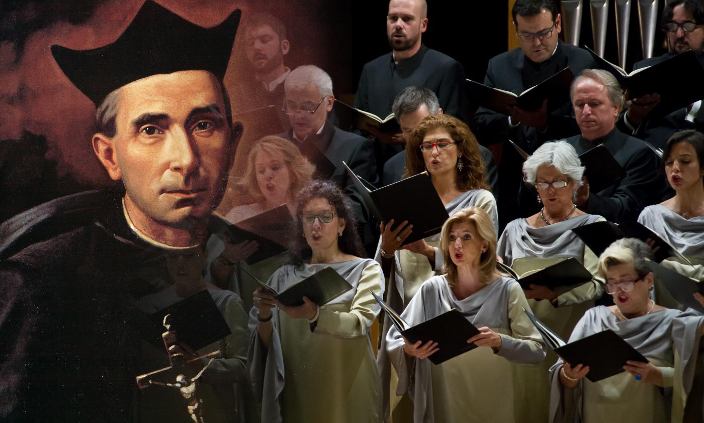 Canta en la Beatificación del Padre Arnaiz