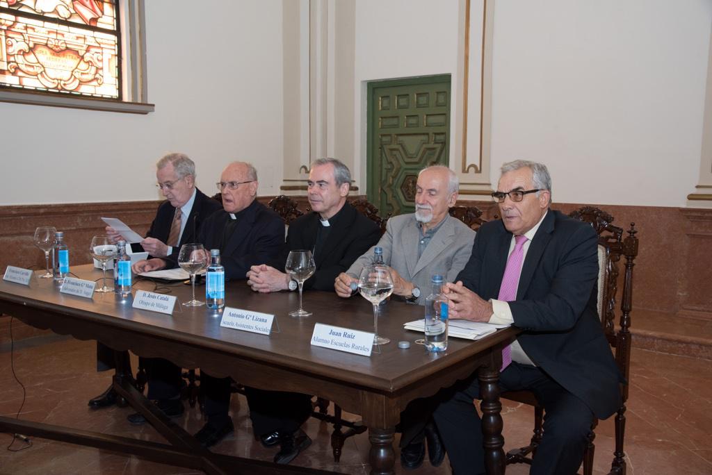 Mesa redonda en la capilla de ArsMálaga Palacio Episcopal en recuerdo a D.Ángel Herrera por el 50 aniversario de su muerte. F. GRIÑÁN