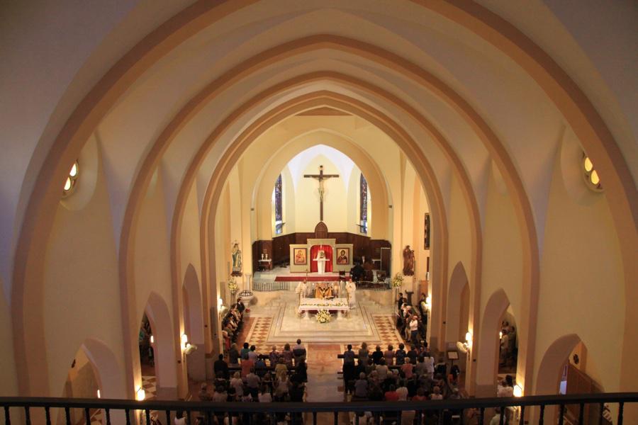 Misa Estacional en la Visita Pastoral a San Patricio. FOTO: A. FERNÁNDEZ