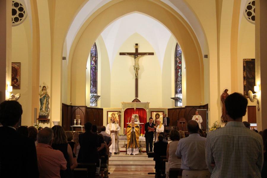 Misa Estacional en la Visita Pastoral a San Patricio. FOTO: A. FERNÁNDEZ