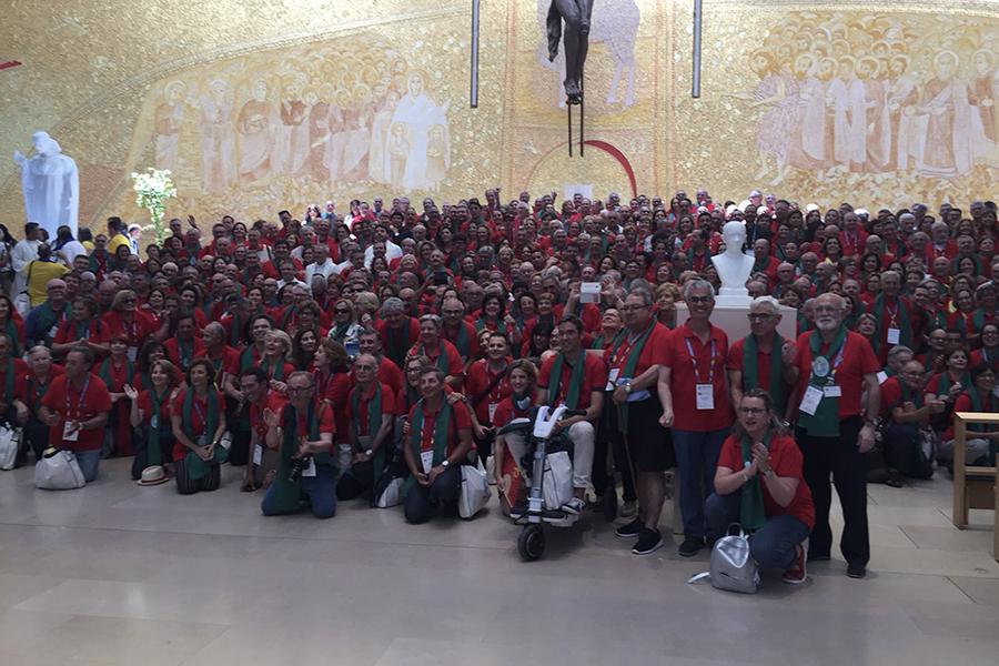 Participantes en el XII Encuentro Internacional de los Equipos de Nuestra Señora celebrado en Fátima
