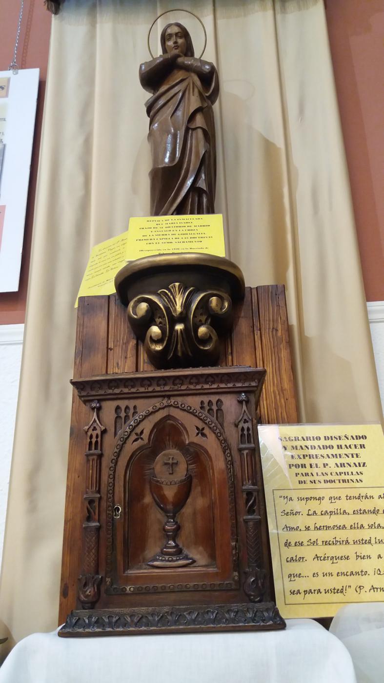 Sagrario diseñado por el Padre Arnaiz