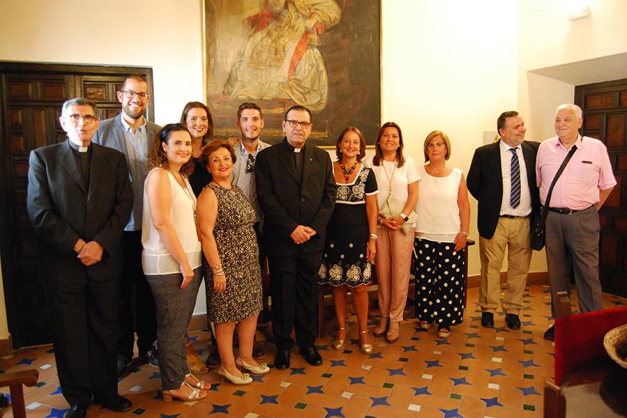 Rafael Carmona, junto a su familia y allegados