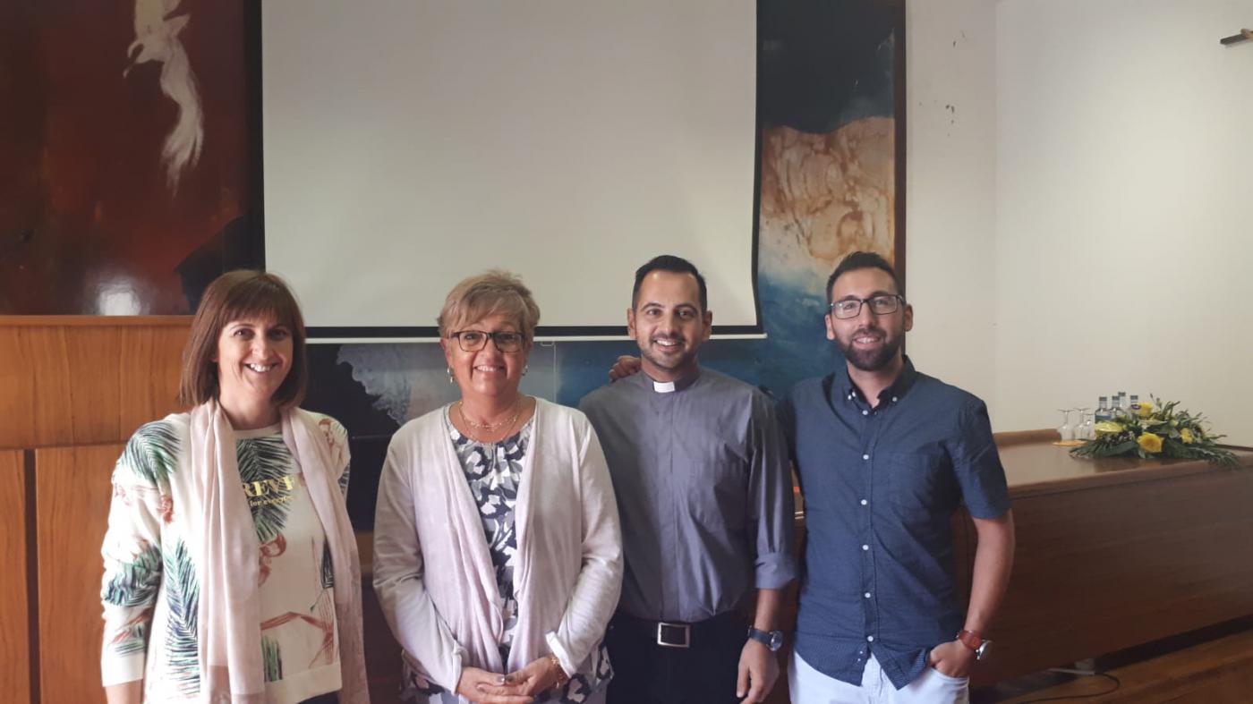 Inmaculada España, Gloria Uribe, Rafael Vázquez y Diego M. Ferrera