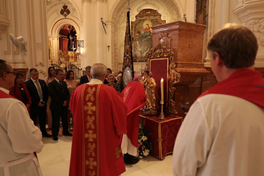 Celebración de fiesta de la Merced en la parroquia de Santiago // S. FENOSA