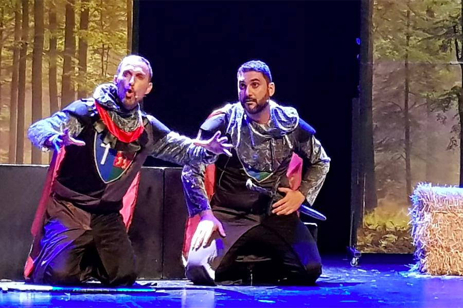 Escena del musical Asís, organizado por la Delegación de Infancia y Juventud