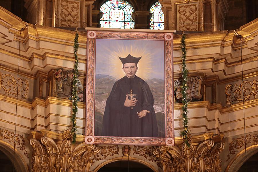 Misa de acción de gracias por el Beato Tiburcio Arnaiz, en Sierra de Gibralgalia