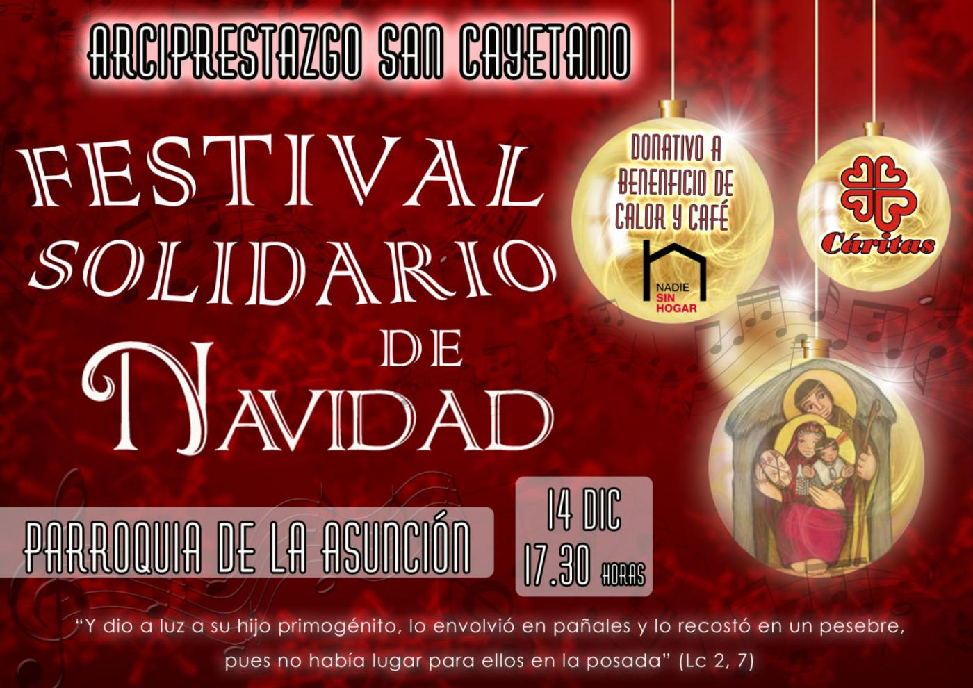 Festival Navideño Solidario en el arciprestazgo de San Cayetano