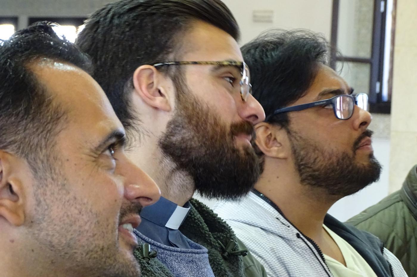 Sacerdotes e imanes, en la mezquita de Fuengirola