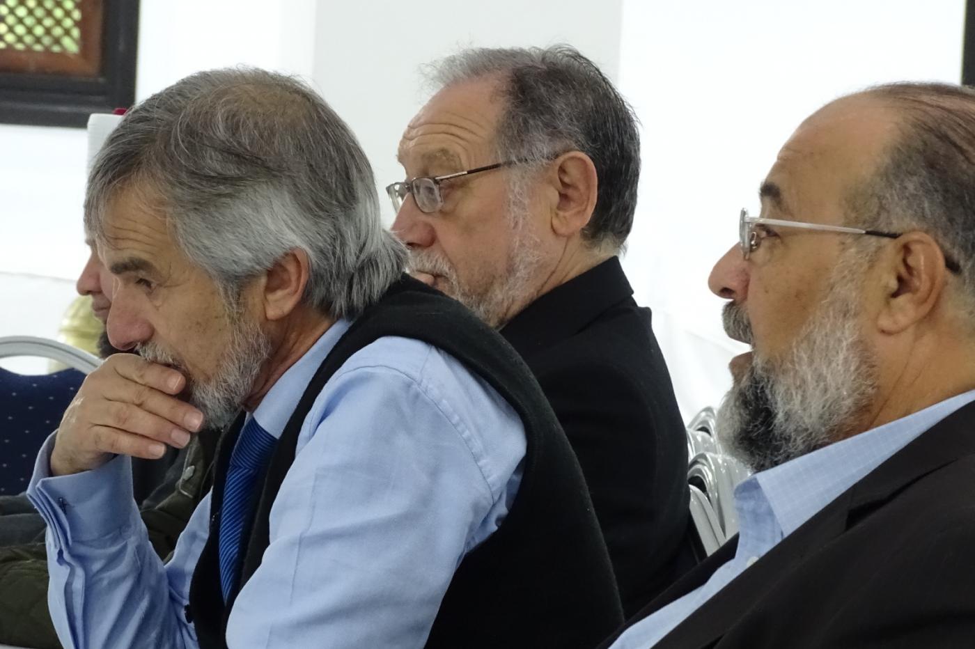 Sacerdotes e imanes, en la mezquita de Fuengirola