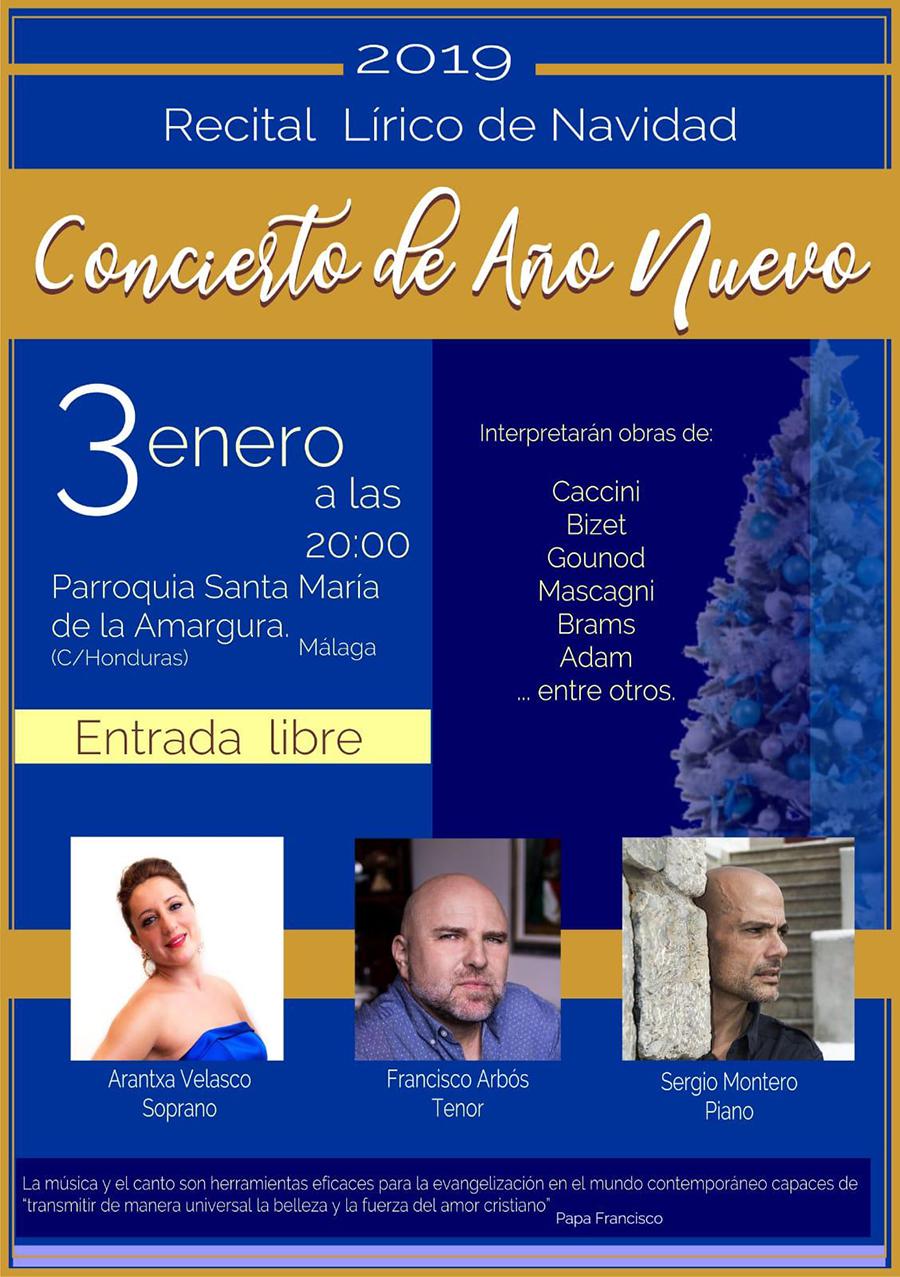 Concierto de Año Nuevo en la parroquia de la Amargura