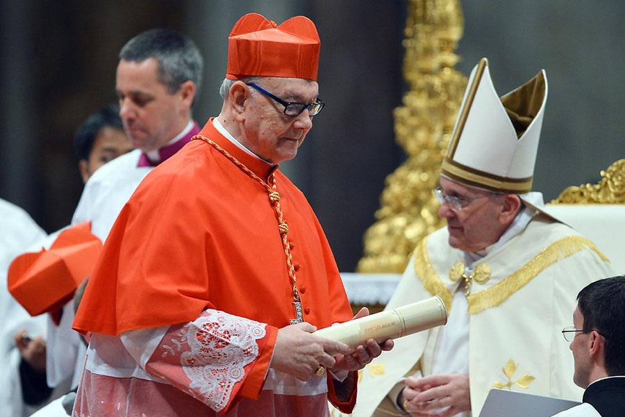 El cardenal Fernando Sebastián, tras ser creado cardenal por el Papa Francisco en febrero de 2019