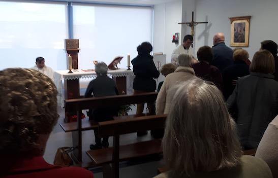Eucaristía en el Hospital Comarcal de Ronda para celebrar la Jornada del Enfermo
