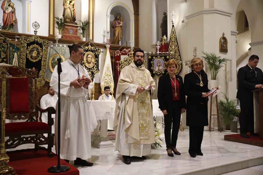 Eucaristía en la parroquia de Santa Ana (Algarrobo) con la participación de las Patronas Marianas de la Diócesis de Málaga // Y. MARTÍN