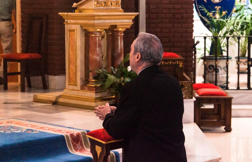 Visita pastoral del Obispo de Málaga, Jesús Catalá, a la parroquia Virgen Madre en Nueva Andalucía (Marbella) // E. GONZÁLEZ GUERRERO