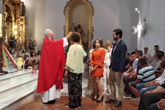 Confirmaciones en la parroquia de San Sebastián, en Alhaurín de la Torre