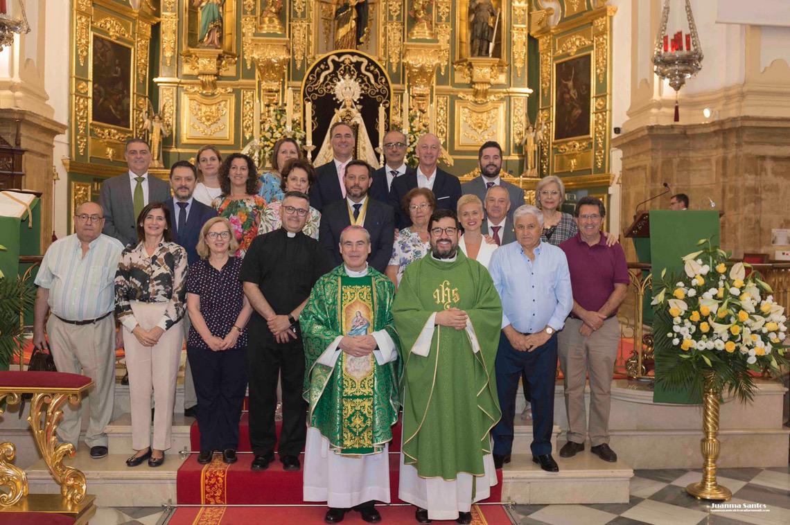 El obispo de Málaga termina su visita a la Encarnación de Marbella