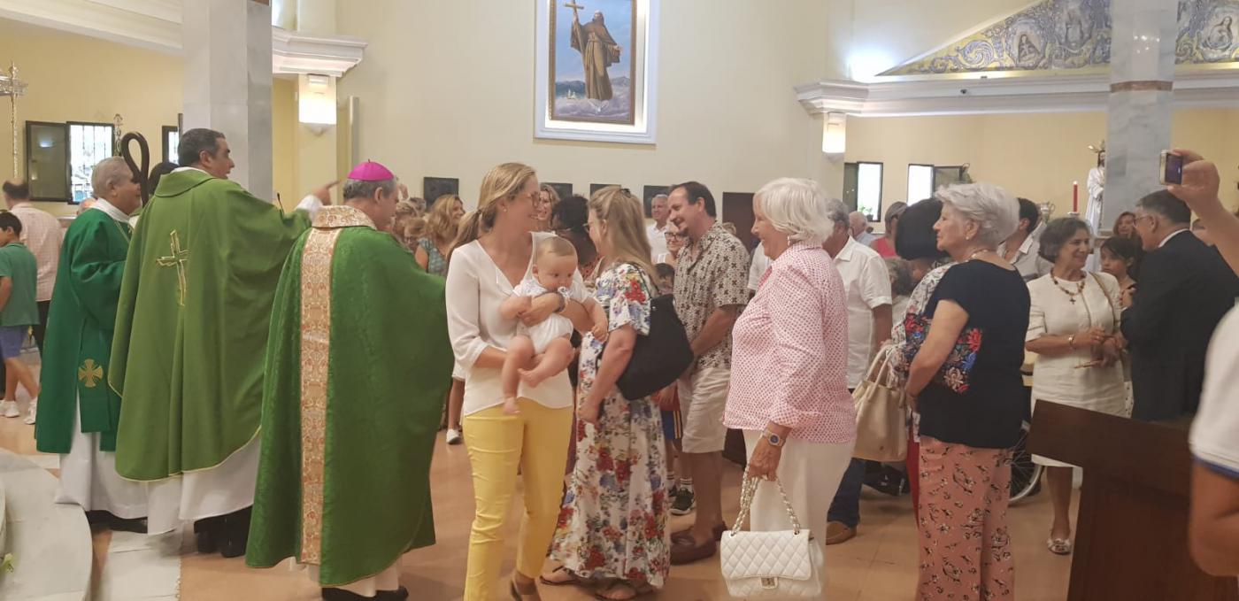 Visita Pastoral de Don Jesús Catalá a la parroquia de Virgen del Rocío de San Pedro de Alcántara