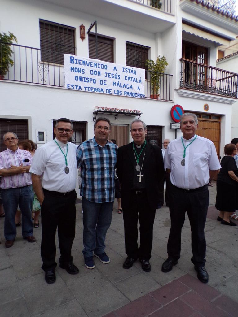 Visita pastoral a la parroquia de San Miguel, de Istán