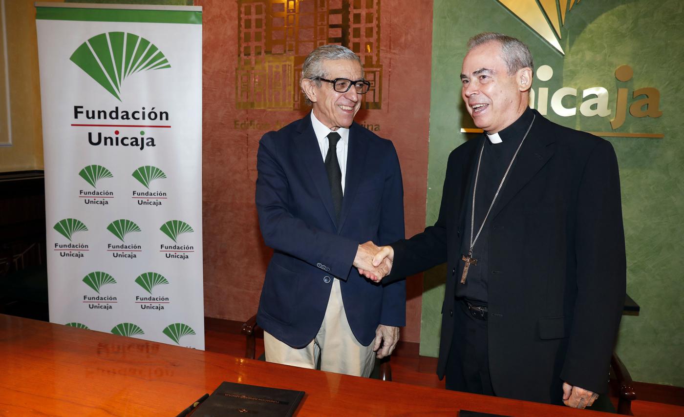 Fundación Unicaja renueva su colaboración con el Obispado de Málaga
